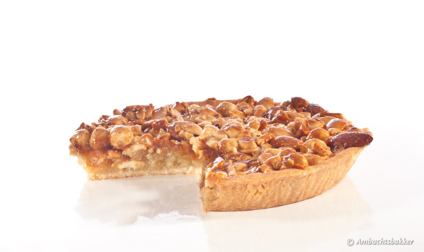 Boterkoek-caramel met amandel taartje