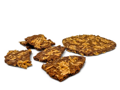 Speculaasbrok met amandelen